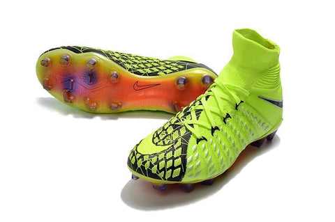 Image of Nike Hypervenom Phantom III EA Sports DF FG Soccer Cleats Green - KicksNatics