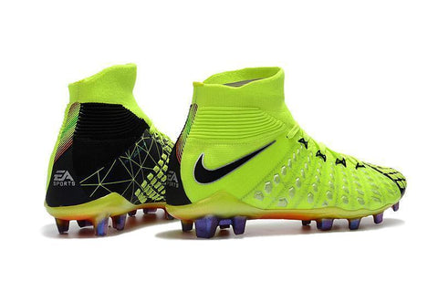 Image of Nike Hypervenom Phantom III EA Sports DF FG Soccer Cleats Green - KicksNatics