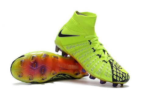 Image of Nike Hypervenom Phantom III EA Sports DF FG Soccer Cleats Green - KicksNatics