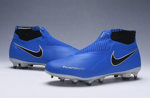 Image of Nike Phantom Vision Elite DF FG Blue Silver Black