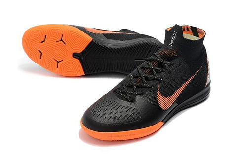 Image of Nike MercurialX Superfly 360 Elite IC Soccer Cleats Black Orange - KicksNatics