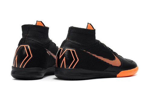 Image of Nike MercurialX Superfly 360 Elite IC Soccer Cleats Black Orange - KicksNatics