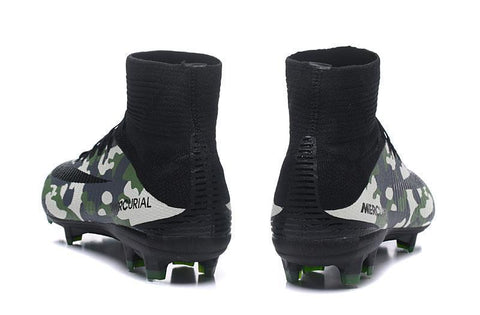 Image of Nike Mercurial Superfly V FG Soccer Cleats Military Camouflage Green - KicksNatics