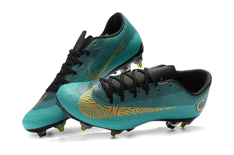 Image of Nike Mercurial Vapor XII PRO SG Blue Gold - KicksNatics