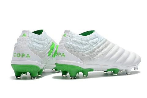Image of Adidas Copa 19+ FG White Green - KicksNatics