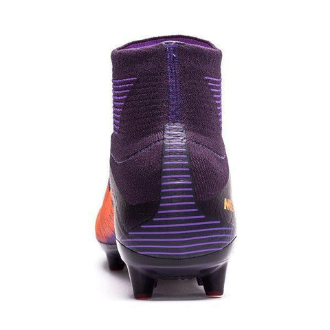 Image of Nike Mercurial Superfly V AG Soccer Cleats Purple Bright Citrus - KicksNatics