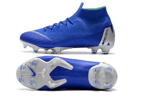 Image of NIKE Mercurial Superfly VI 360 Elite FG Blue Silver - KicksNatics