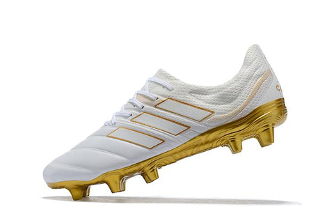 Image of Adidas Copa 19.1 FG White Gold - KicksNatics
