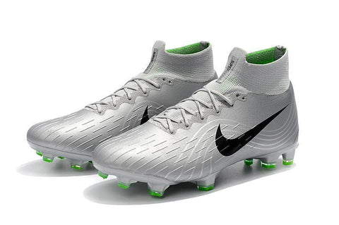 Image of Nike Mercurial Superfly VI 360 Elite FG Soccer Cleats Silver Black - KicksNatics