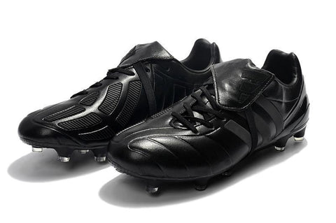 Image of Adidas Predator Mania Champagne FG Soccer Cleats Full Black - KicksNatics
