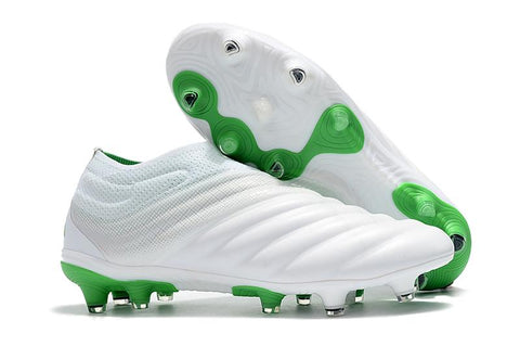 Image of Adidas Copa 19+ FG White Green - KicksNatics