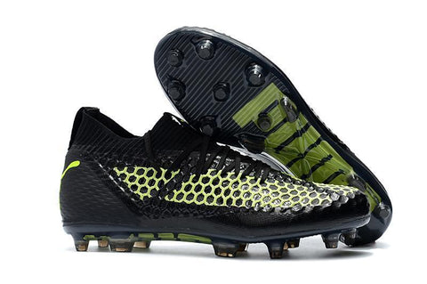 Image of PUMA Future 18.1 Netfit FG Soccer Cleats Black Green