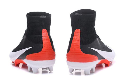 Image of Nike Mercurial Superfly V FG Soccer Cleats Black Orange White - KicksNatics