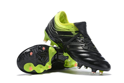 Image of Adidas Copa 19.1 FG Black Green - KicksNatics