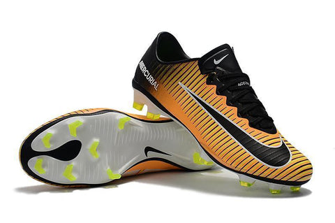 Image of Nike Mercurial Vapor XI FG Soccer Cleats Yellow Black - KicksNatics