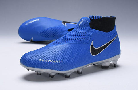 Image of Nike Phantom Vision Elite DF FG Blue Silver Black