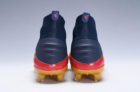 Image of Adidas Predator 19.1 FG Orange Blue no Lace - KicksNatics