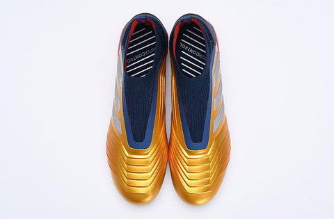 Image of Adidas Predator 19.1 FG Orange Blue no Lace - KicksNatics