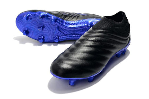 Image of Adidas Copa 19+ FG Black Blue Studs - KicksNatics