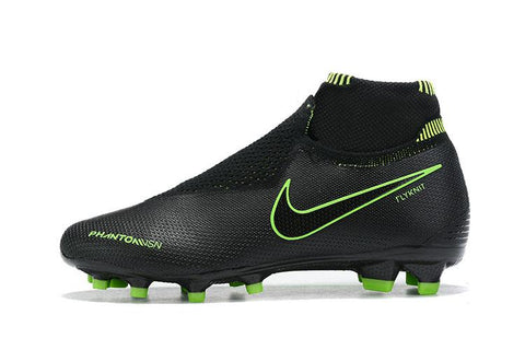 Image of Nike Phantom Vision Elite DF FG Black Green Lining