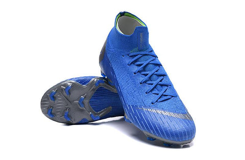 Image of NIKE Mercurial Superfly VI 360 Elite FG Blue W Silver Nike - KicksNatics