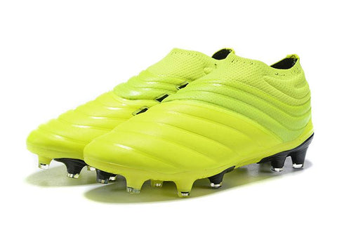 Image of Adidas Copa 19+ FG Light Green Black - KicksNatics