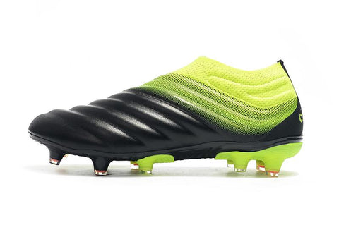 Image of Adidas Copa 19+ FG Black Yellow Green - KicksNatics