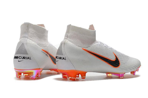 Image of Nike Mercurial Superfly VI 360 Elite FG Soccer Cleats White Black - KicksNatics