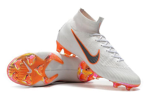 Image of Nike Mercurial Superfly VI 360 Elite FG Soccer Cleats White Black - KicksNatics
