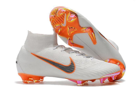 Image of Nike Mercurial Superfly VI 360 Elite FG Soccer Cleats White Black - KicksNatics