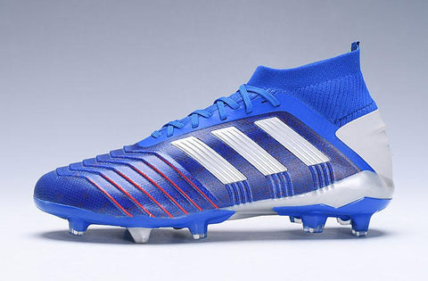 Image of Adidas Predator 19.1 FG Blue Red - KicksNatics