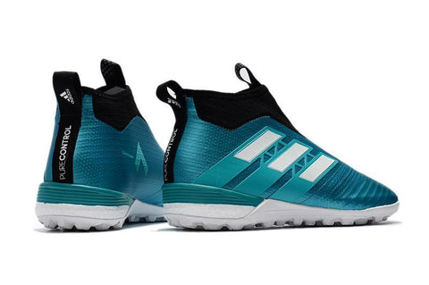 Image of Adidas ACE Tango 17+ Purecontrol Turf Soccer Cleats Aquatic Green - KicksNatics