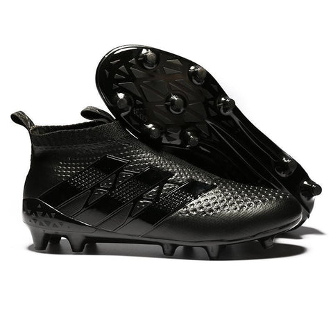 Image of Adidas ACE 16+ Purecontrol FG/AG Soccer Cleats All Black - KicksNatics