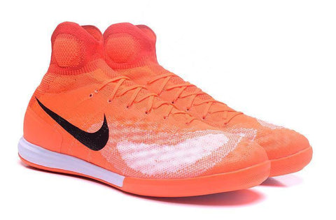 Image of Nike MagistaX Proximo II IC Soccer Shoes Orange White Black - KicksNatics
