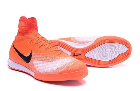 Image of Nike MagistaX Proximo II IC Soccer Shoes Orange White Black - KicksNatics