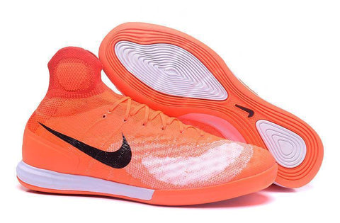 Image of Nike MagistaX Proximo II IC Soccer Shoes Orange White Black - KicksNatics