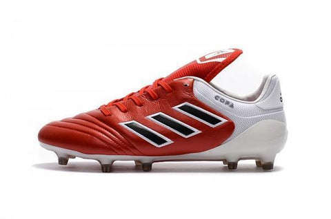 Image of Adidas Copa 17.1 FG Soccer Cleats Red Core Black White - KicksNatics