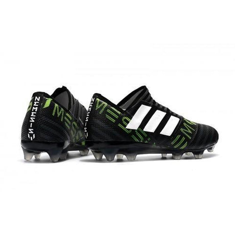 Image of Adidas Nemeziz 17.1 FG Soccer Shoes Black White Yellow - KicksNatics