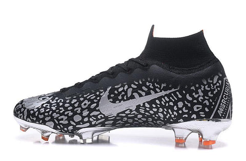 Image of Nike Mercurial Superfly VI Elit FG Black White Leopard High Cut - KicksNatics