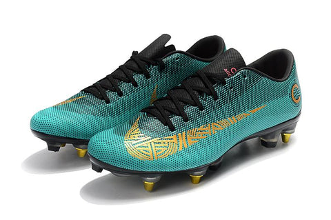 Image of Nike Mercurial Vapor XII PRO SG Blue Gold - KicksNatics
