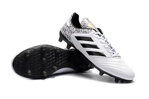 Image of Adidas Copa 17.1 FG Soccer Cleats White Black Tactile Gold Metallic - KicksNatics