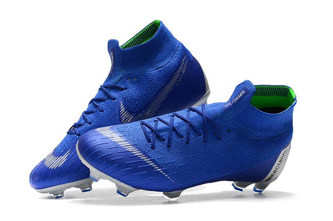 Image of NIKE Mercurial Superfly VI 360 Elite FG Blue Silver - KicksNatics
