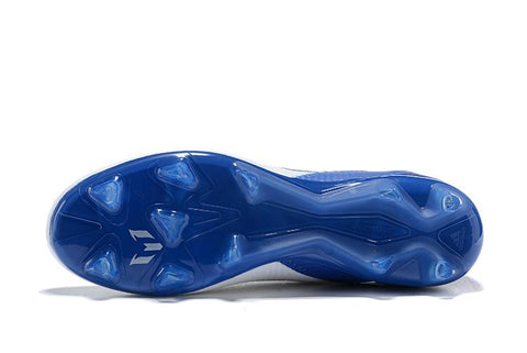 Image of ADIDAS NEMEZIZ MESSI 18.1 FIRM GROUND CLEATS WHITE BLUE BLACK - KicksNatics