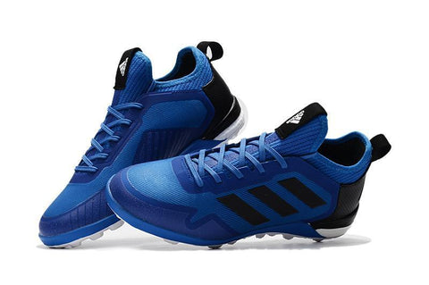 Image of Adidas ACE Tango 17+ Purecontrol Turf Soccer Cleats Navy Blue Black - KicksNatics