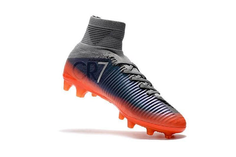 Image of Shoes Metallic Wolf Grey Nike Mercurial Superfly V Cr7 Fg Hematite Cool Grey