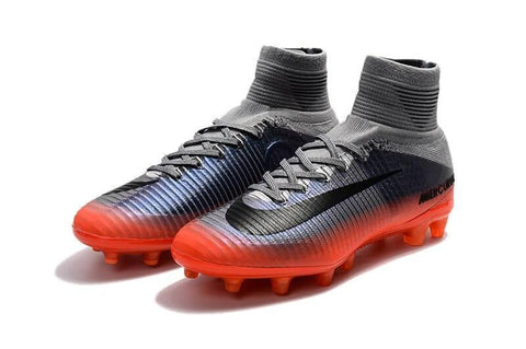 Image of Shoes Metallic Wolf Grey Nike Mercurial Superfly V Cr7 Fg Hematite Cool Grey