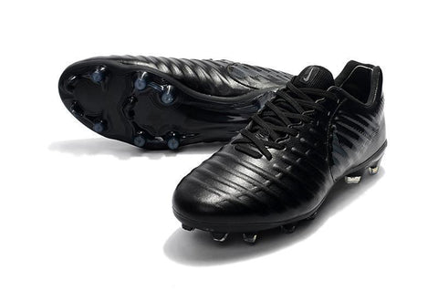 Image of Nike Tiempo Legend VII FG Soccer Cleats All Black - KicksNatics