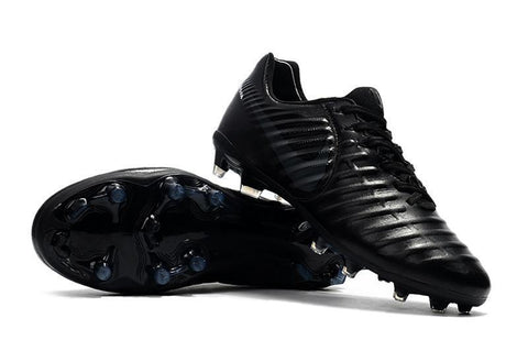 Image of Nike Tiempo Legend VII FG Soccer Cleats All Black - KicksNatics