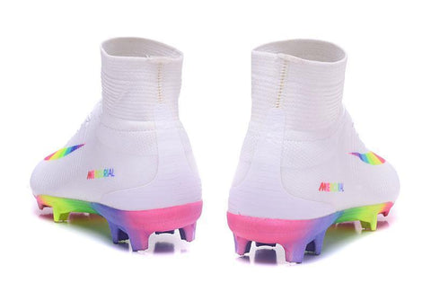 Image of Nike Mercurial Superfly V FG Soccer Cleats True White Colourful - KicksNatics