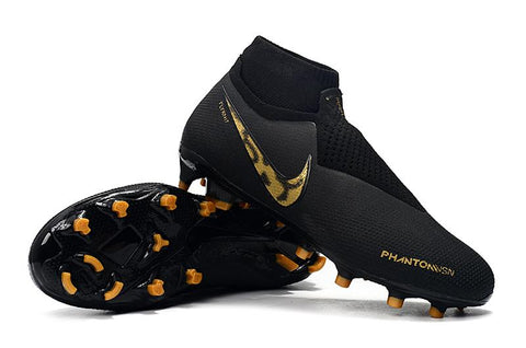 Image of Nike Phantom Vision Elite DF FG Black Gold Ghost